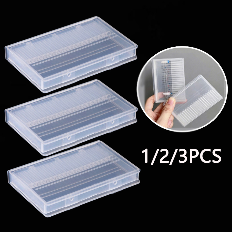 Tech Computer Accessories - 1/2/3 SZT. Przezroczysty pojemnik na wiertła