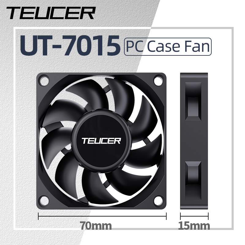 Tech Computer Accessories - Teucer UT-7015 7cm Wentylator Chłodzący Obudowy